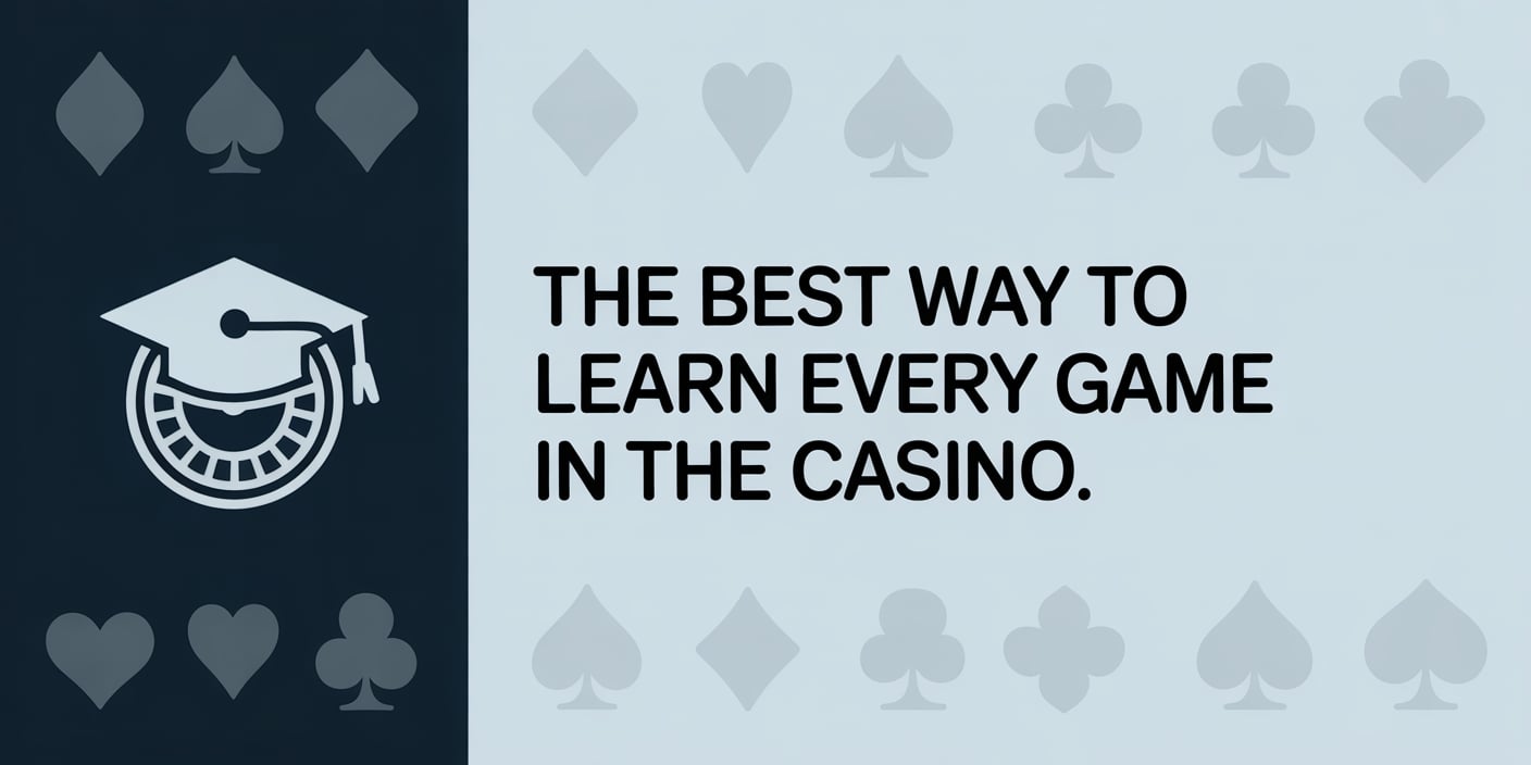 The Best Way to Learn Every Game in the Casino