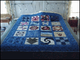 The Quilt made by the Quilter's Coven, presented to Tempest's Mother, Danessa on June 24th 2001